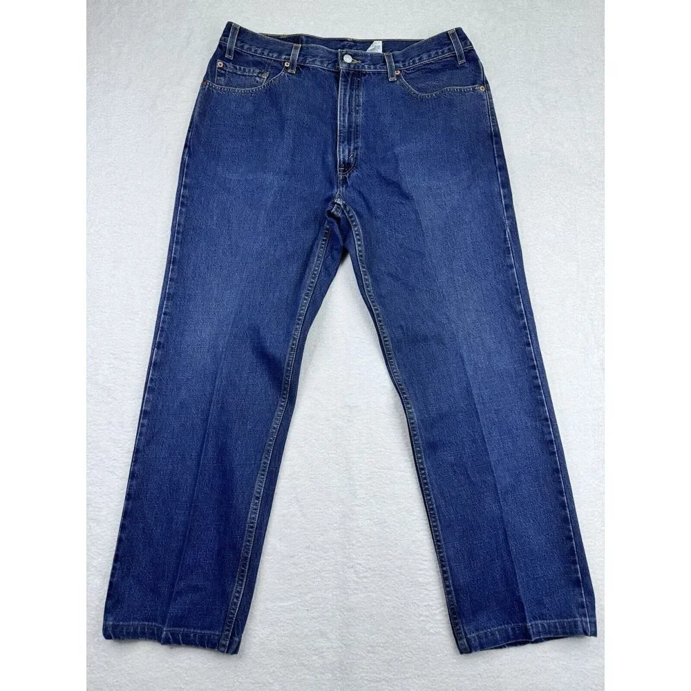 Levis 505 VINTAGE 89'Jeans‎ Blue Regular Fit Straight Leg Denim 38Wx30L.